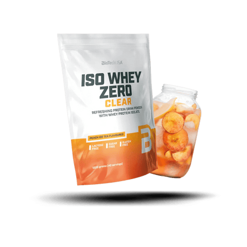 Protein ISO WHEY ZERO CLEAR | Peach Ice Tea - FITNESS-SHOP.DE