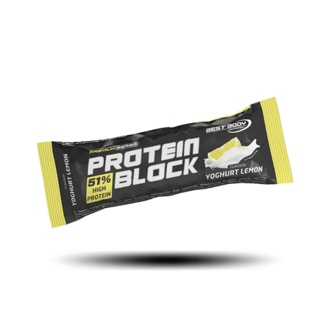 Protein Riegel PROTEIN BLOCK | Jogurt Lemon - FITNESS-SHOP.DE